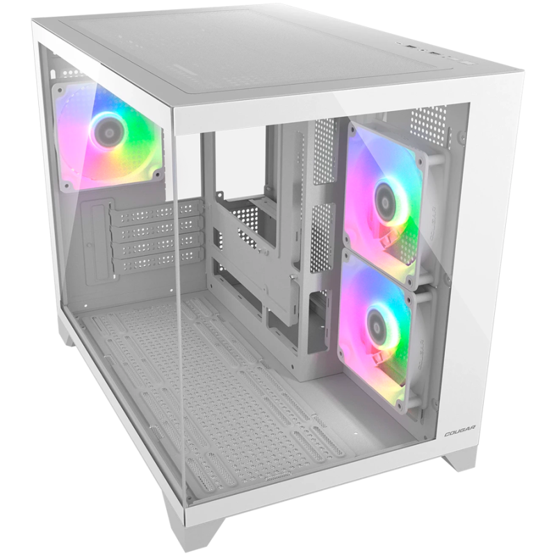 Ohišje COUGAR FV150 Mini RGB, Mid tower, belo