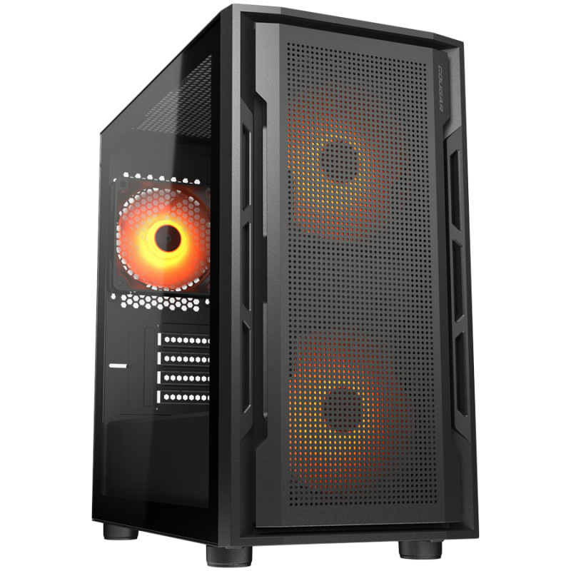 Ohišje COUGAR UNIFACE MINI RGB, Mini Tower, črno