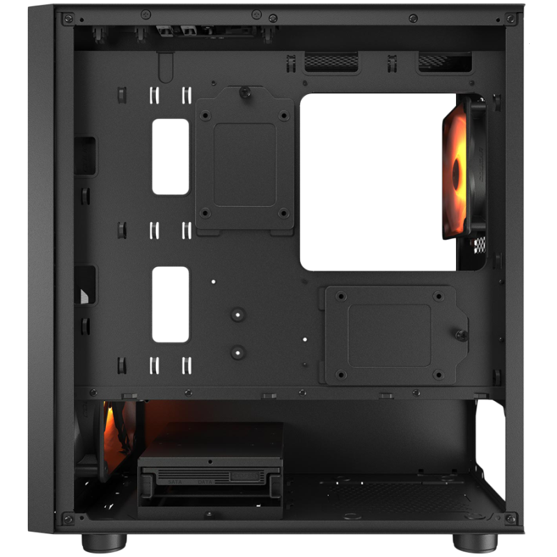 Ohišje COUGAR UNIFACE MINI RGB, Mini Tower, črno