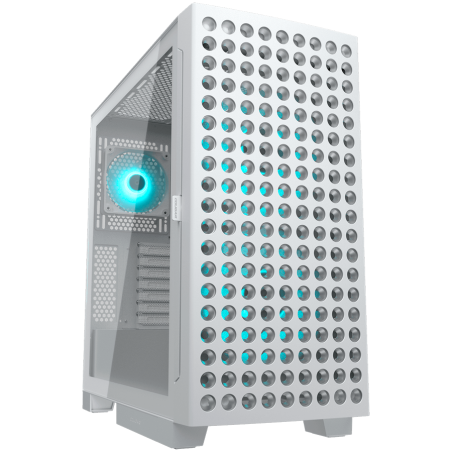 Ohišje COUGAR AIRFACE ECO RGB, Mid Tower, belo