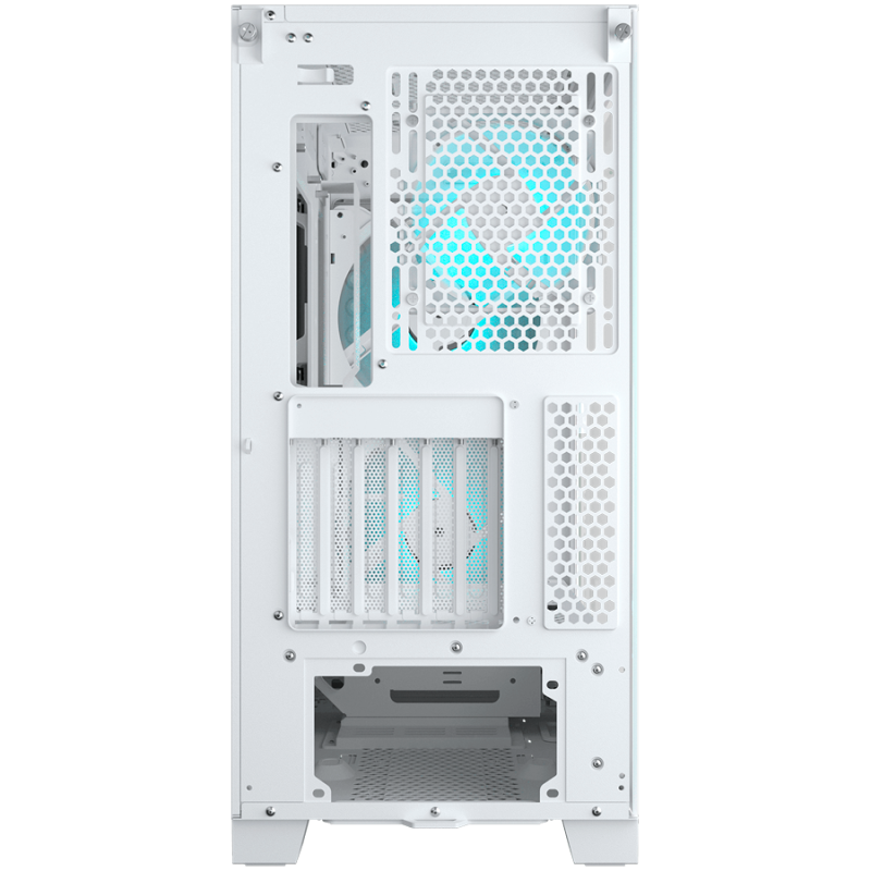 Ohišje COUGAR AIRFACE ECO RGB, Mid Tower, belo