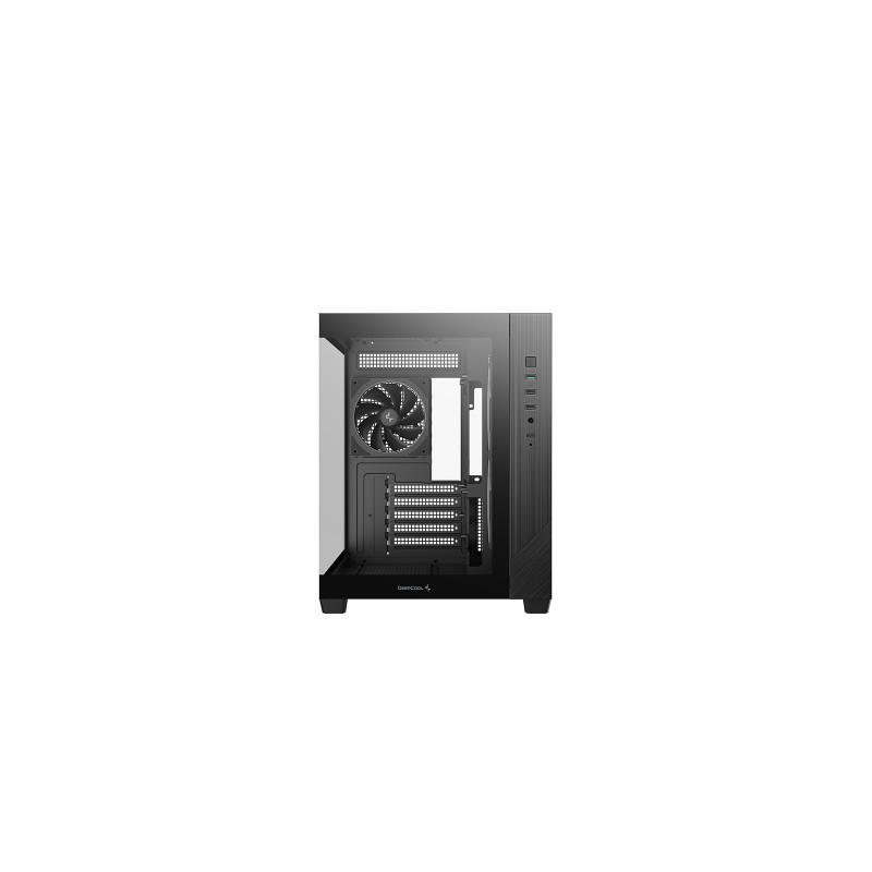 Ohišje DeepCool CG330 3F, micro-ATX, črno