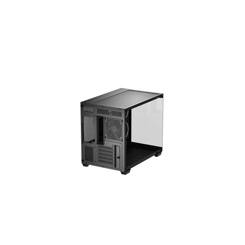 Ohišje DeepCool CG330 3F, micro-ATX, črno