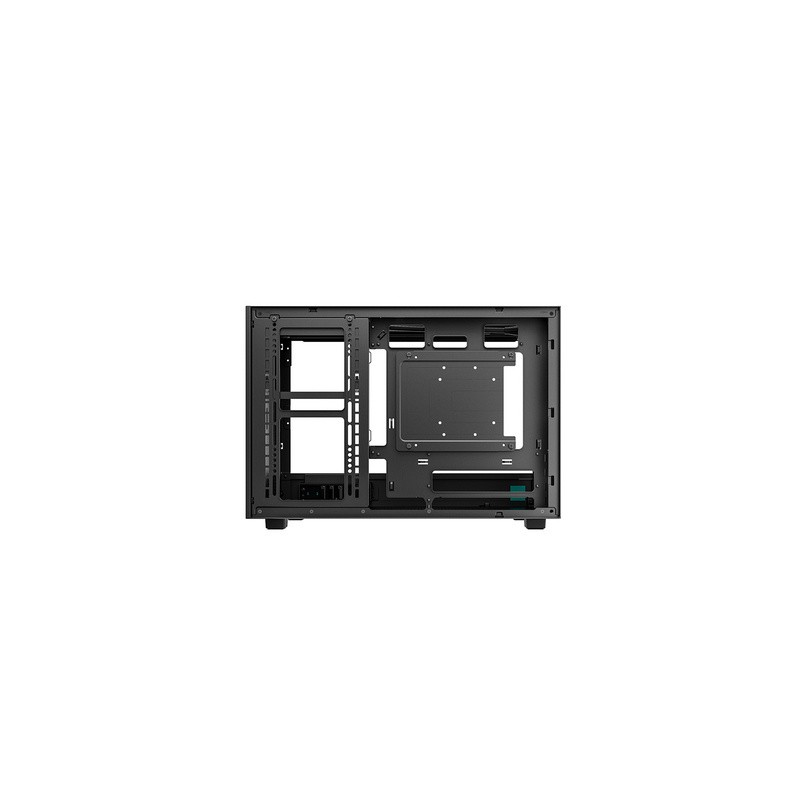 Ohišje DeepCool CH260 Wood, Micro-ATX, črno
