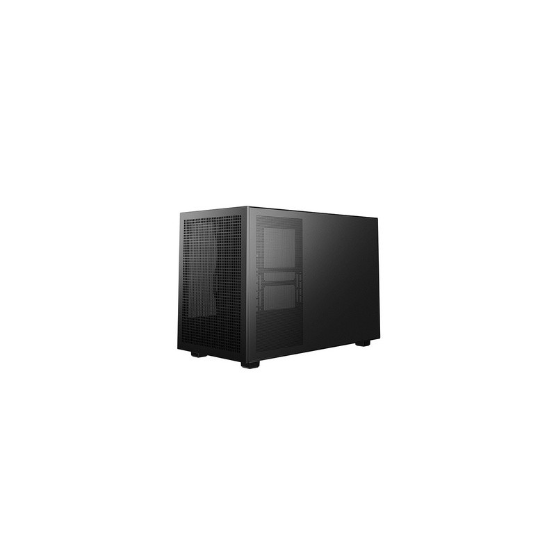 Ohišje DeepCool CH260 Wood, Micro-ATX, črno