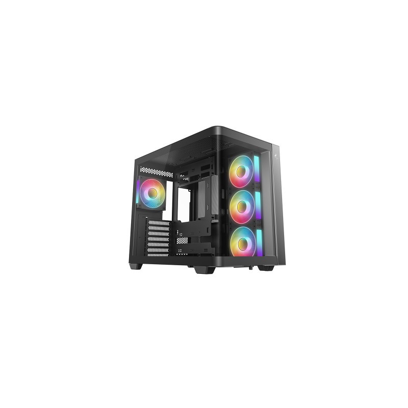 Ohišje DeepCool CG530U 4F, ATX, Midi-Tower, črno