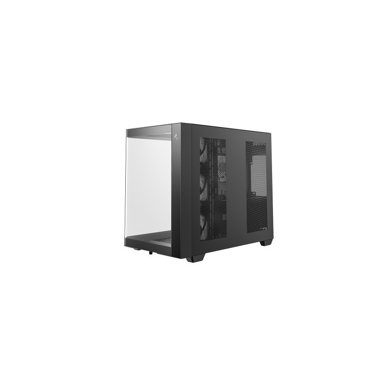 Ohišje DeepCool CG530U 4F, ATX, Midi-Tower, črno