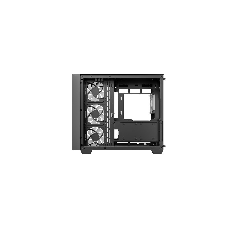 Ohišje DeepCool CG530U 4F, ATX, Midi-Tower, črno