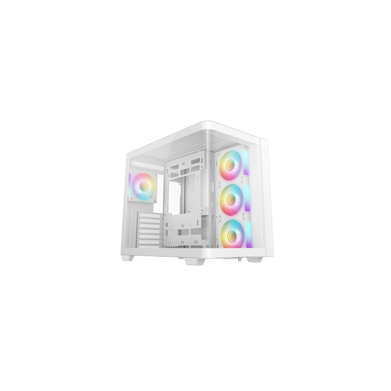 Ohišje DeepCool CG530U 4F WH, ATX, Midi-Tower, belo