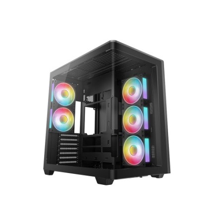 Ohišje DeepCool CG590U 5F, ATX, Midi-Tower, črno