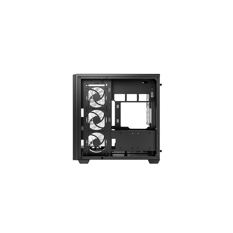 Ohišje DeepCool CG590U 5F, ATX, Midi-Tower, črno