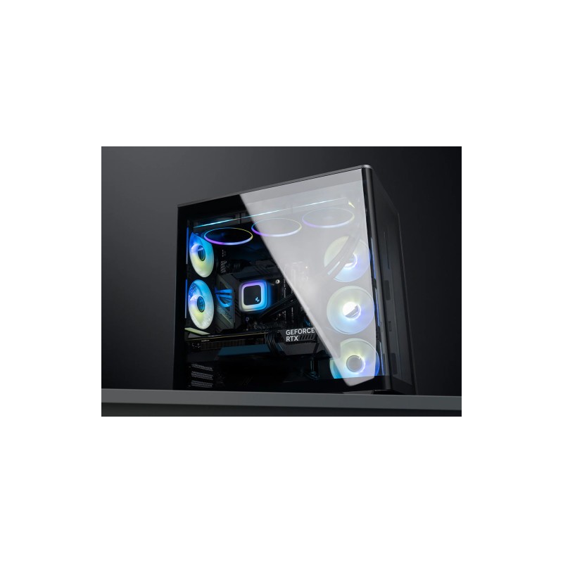 Ohišje DeepCool CG590U 5F, ATX, Midi-Tower, črno