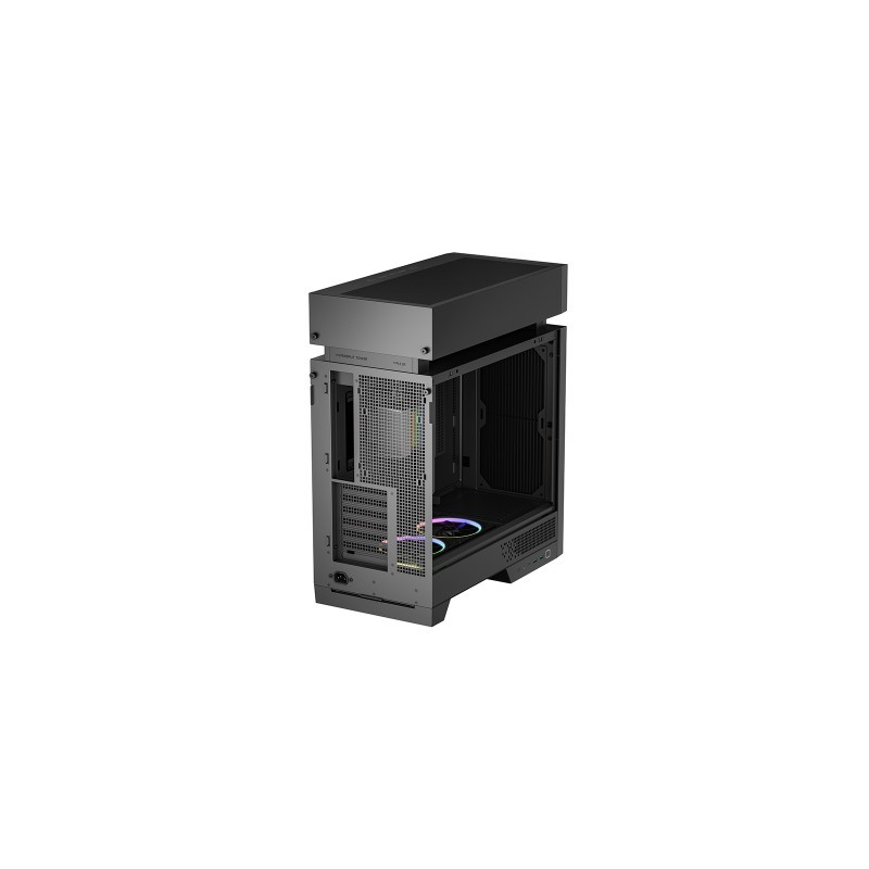Ohišje DeepCool CL6600, AIO 360mm, ATX, Midi-Tower, črno