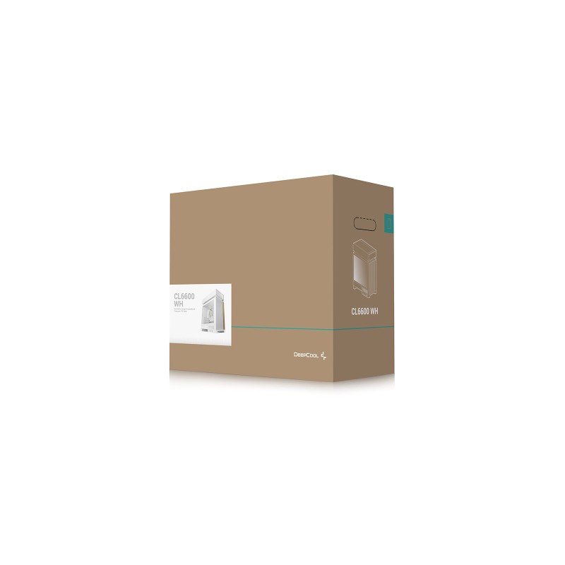 Ohišje DeepCool CL6600 WH, AIO 360mm, ATX, Midi-Tower, belo