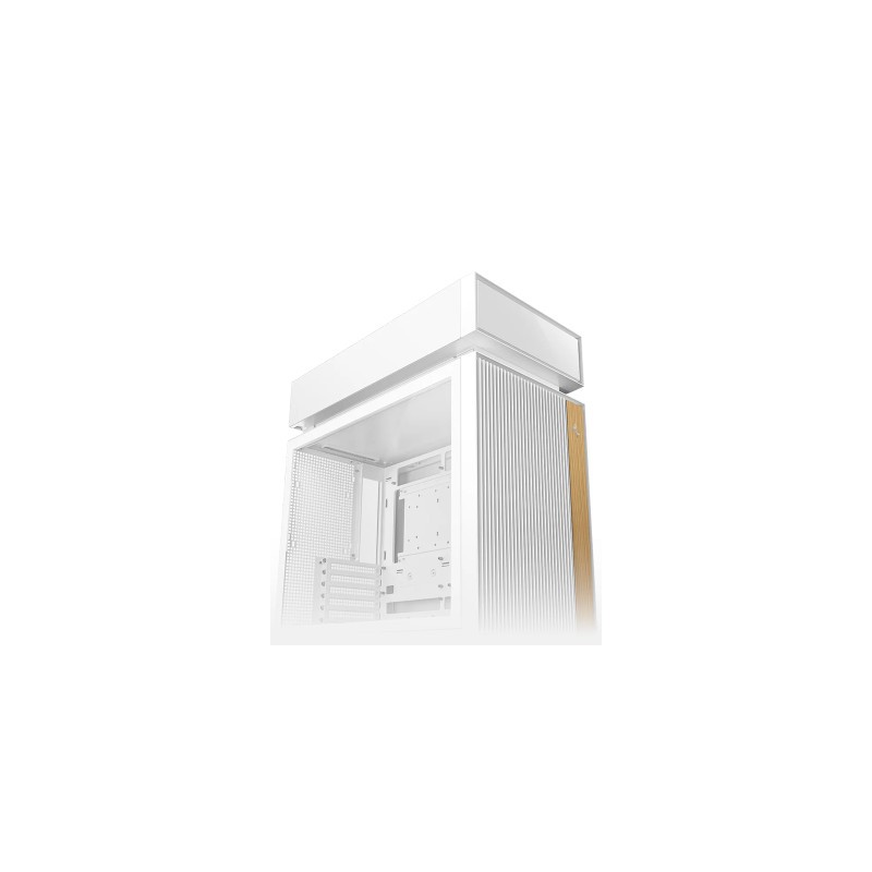 Ohišje DeepCool CL6600 WH, AIO 360mm, ATX, Midi-Tower, belo
