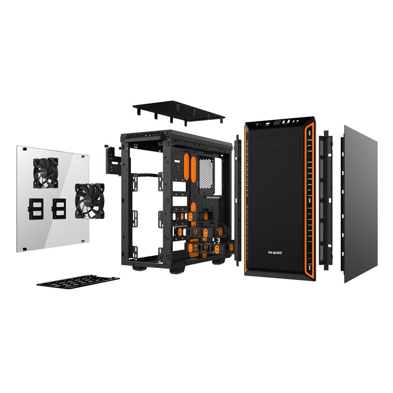 Ohišje ATX be quiet! PURE BASE 600 (BGW20), črno/oranžno