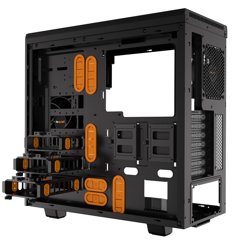 Ohišje ATX be quiet! PURE BASE 600 (BGW20), črno/oranžno