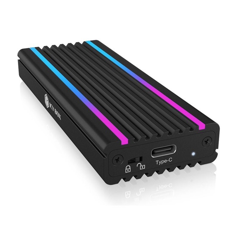 Ohišje za SSD M.2 NVME Icy Box IB-1824ML-C31 RGB