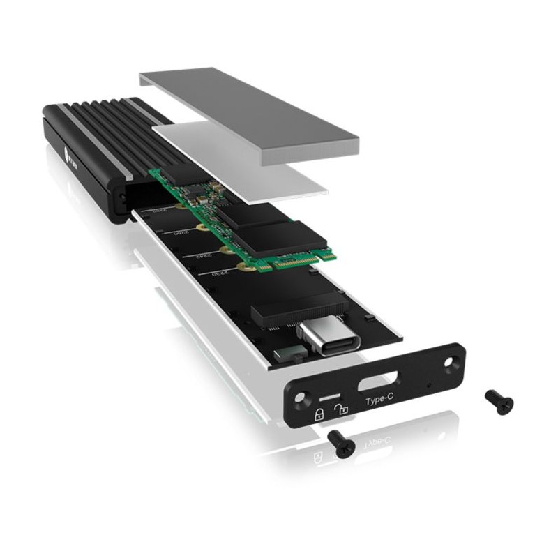 Ohišje za SSD M.2 NVME Icy Box IB-1824ML-C31 RGB