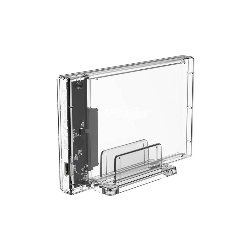 Zunanje ohišje za HDD/SSD 2,5, USB-C 3.0 to SATA3, prozorno, ORICO 2159C3