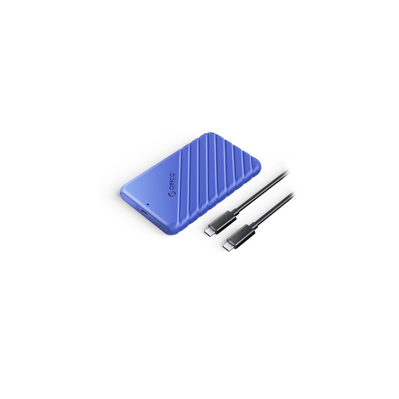 Zunanje ohišje za 2,5 HDD/SSD, USB-C 3.1 v SATA3, modro, ORICO 25PW1C-C3