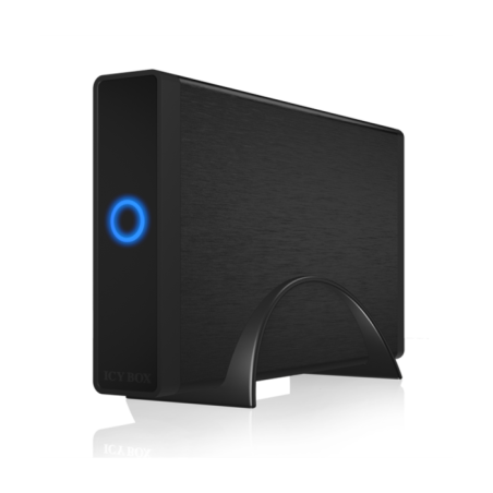 Icybox IB-377U3 zunanje ohišje, 3.5 SATA, USB 3.0, črno