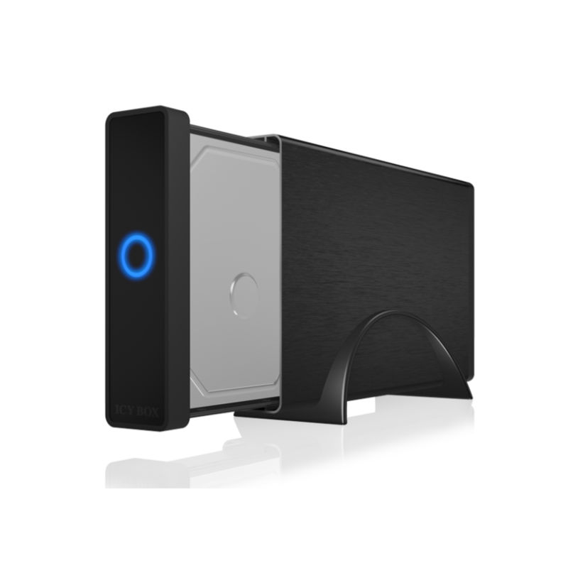 Icybox IB-377U3 zunanje ohišje, 3.5 SATA, USB 3.0, črno
