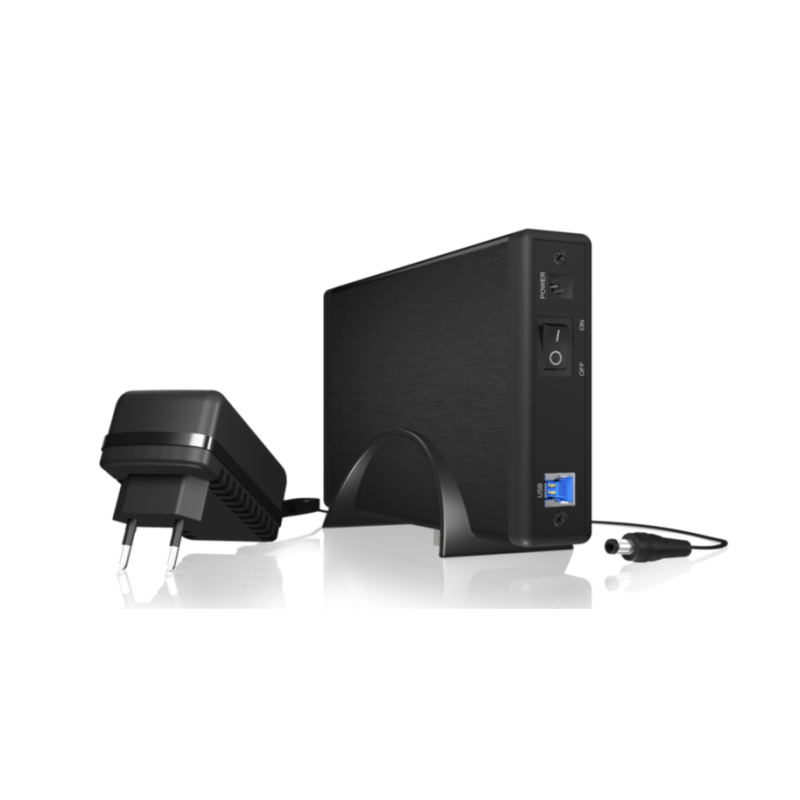 Icybox IB-377U3 zunanje ohišje, 3.5 SATA, USB 3.0, črno