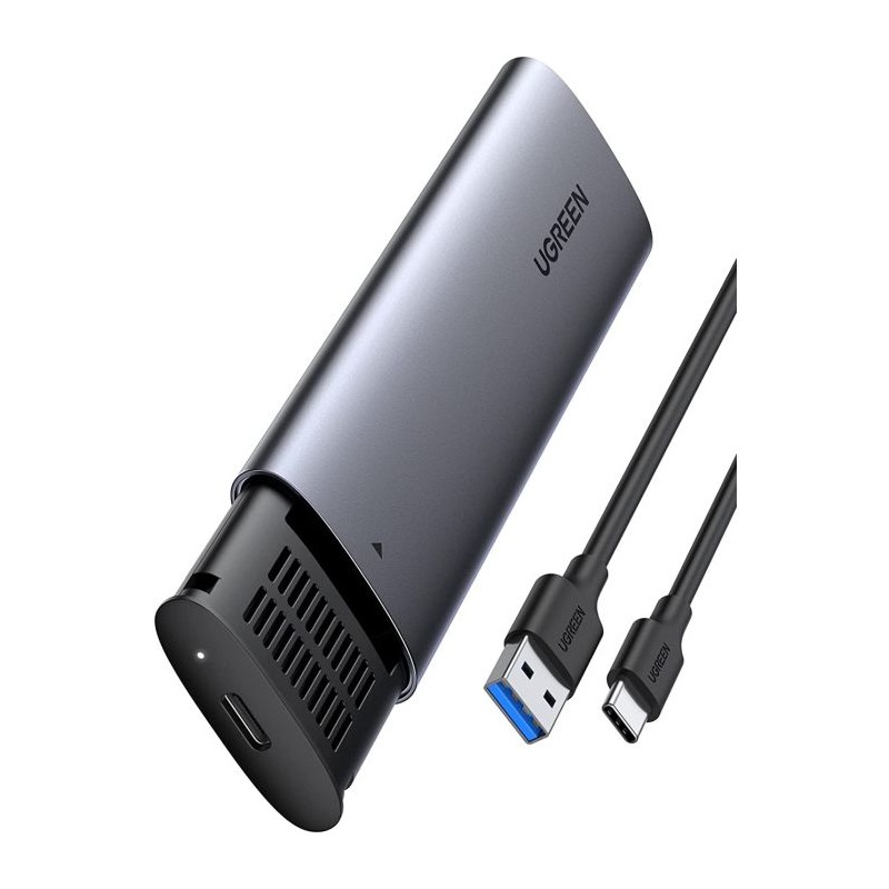 Zunanje aluminijasto ohišje Ugreen M.2 SATA SSD USB 3.1 Gen2