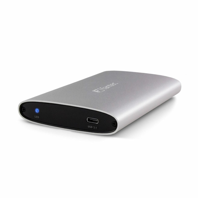 Ohišje za disk 2.5" SATA USB 3.1 tip-C Fantec ALU-25U31 srebrno