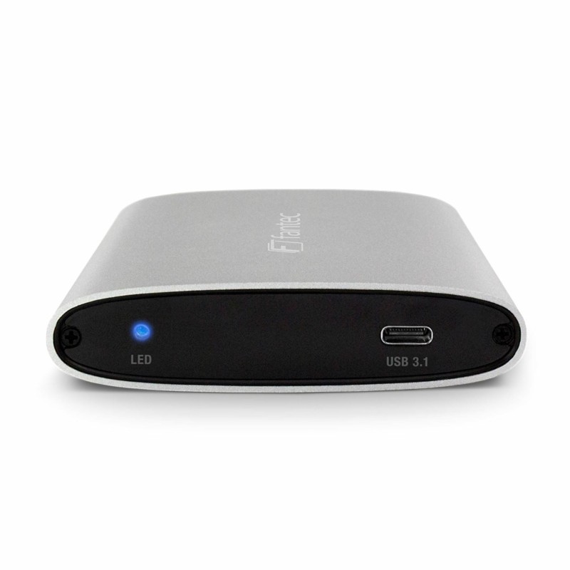 Ohišje za disk 2.5" SATA USB 3.1 tip-C Fantec ALU-25U31 srebrno