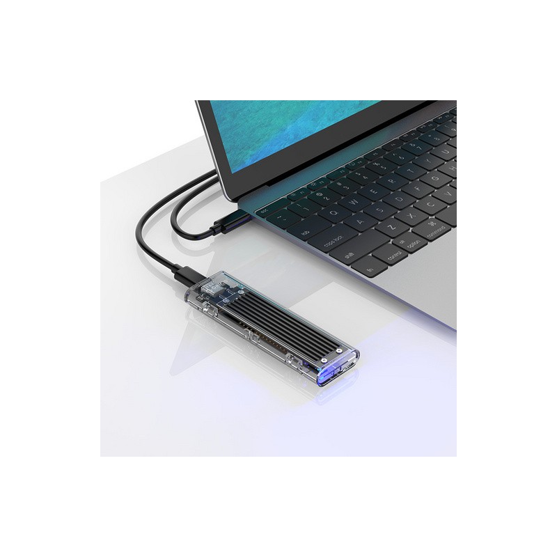 Zunanje ohišje za M.2 NVMe 2230-2280 v USB 3.1 Gen2 Type-C, črno, ORICO TCM2