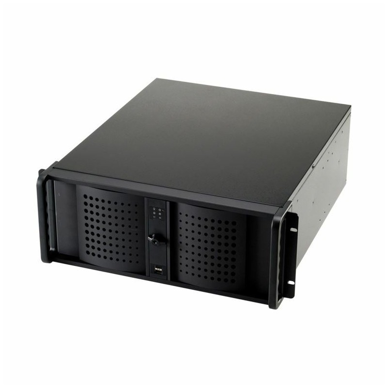 Ohišje indu. PC 4U 48cm črno brez napajalnika g.528mm Fantec