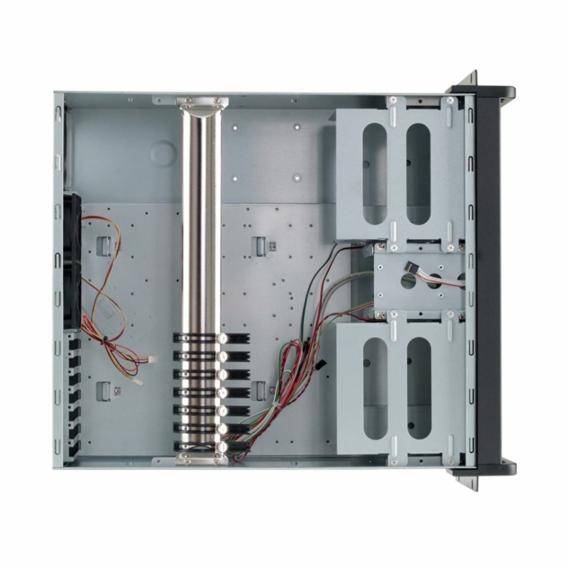 Ohišje indu. PC 4U 48cm črno brez napajalnika g.528mm Fantec