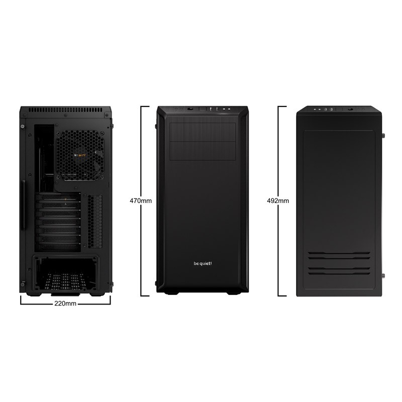 Ohišje ATX BE QUIET! PURE BASE 600 okno (BGW21)