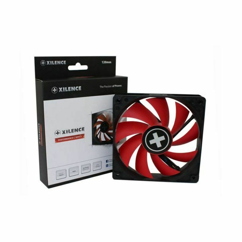 Ventilator 12x12x2,5cm 12v 3/4p Xilence RedWing PWM