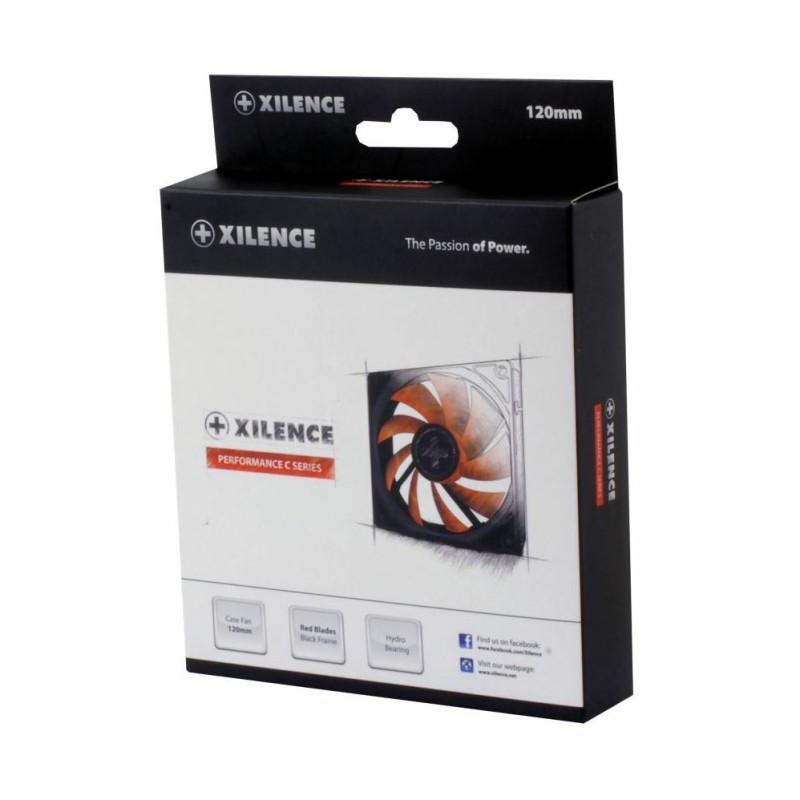 Ventilator 120x120 mm, Xilence, 26dB - RedWing Performance C