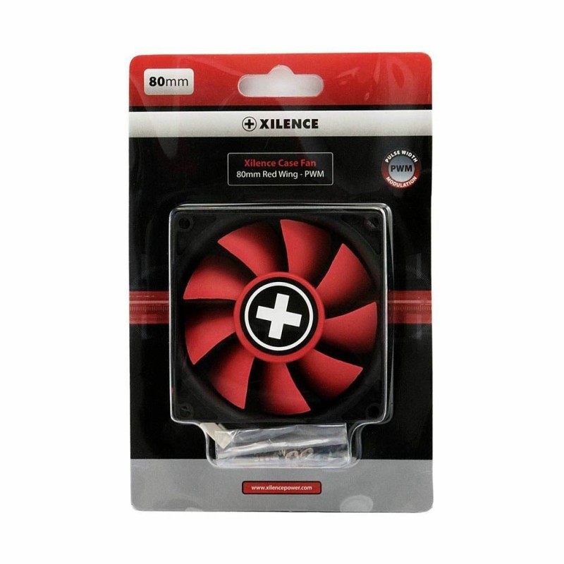 Ventilator Xilence RedWing PWM, 80x80 mm