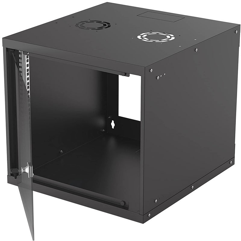 Zidna komunikacijska omara INTELLINET Basic 19, 6U, 540x400, črna