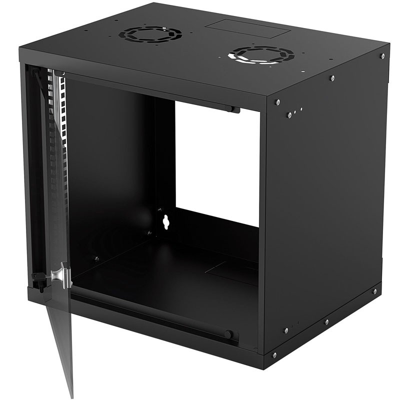 Zidna komunikacijska omara INTELLINET Basic 19, 9U, 540x400, črna