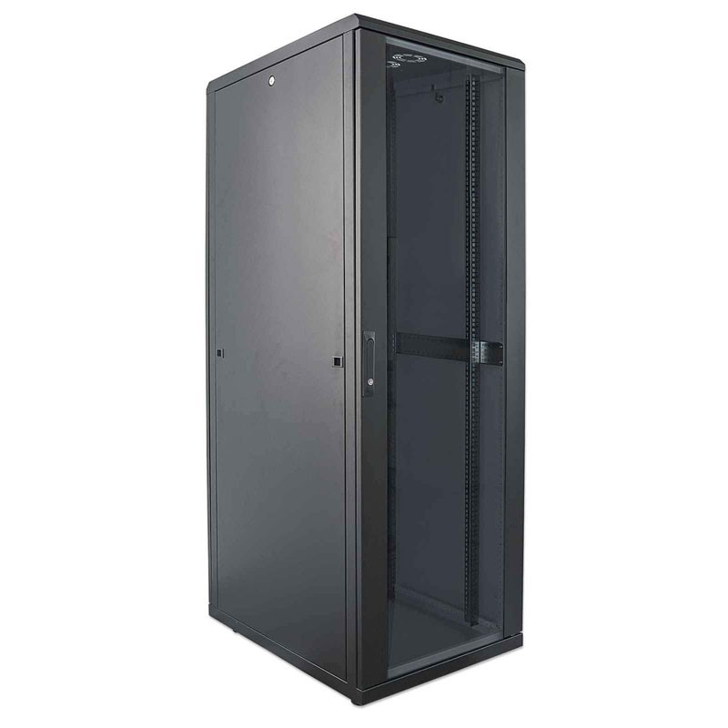 Samostoječa komunikacijska omara INTELLINET Standard 19, 36U, 800x800, črna