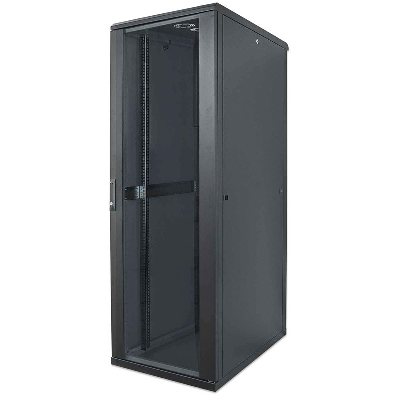 Samostoječa komunikacijska omara INTELLINET Standard 19, 36U, 800x800, črna