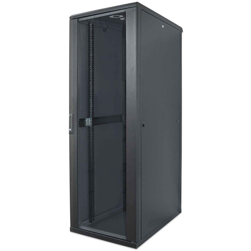 Samostoječa komunikacijska omara INTELLINET Standard 19, 42U, 800x800, črna