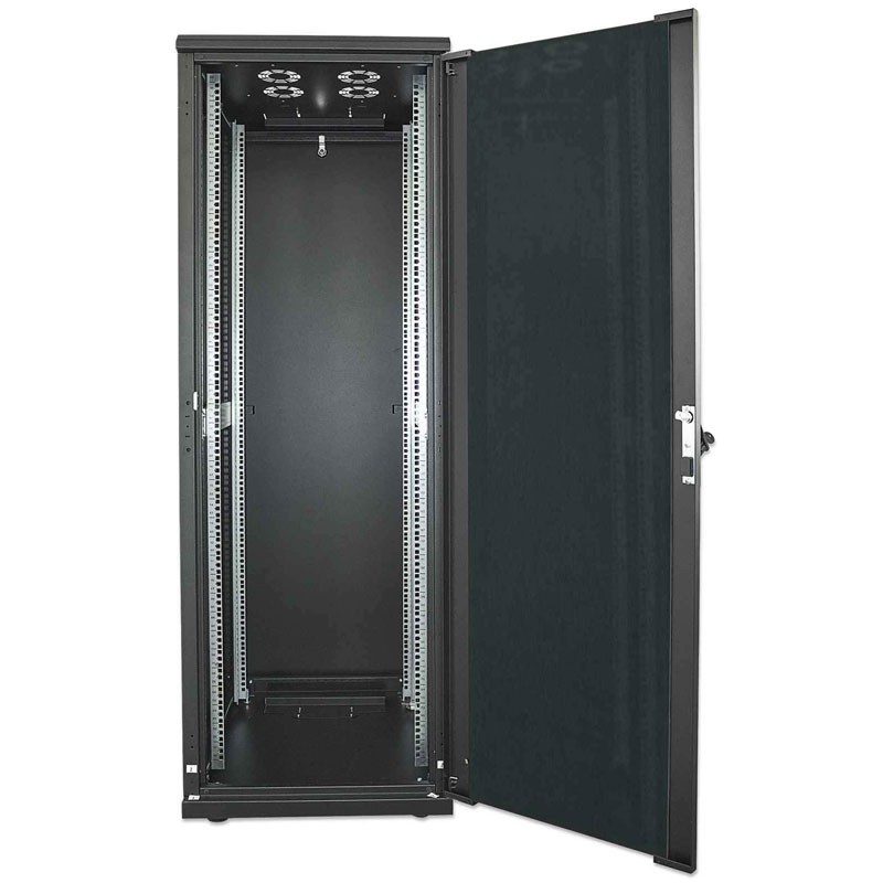 Samostoječa komunikacijska omara INTELLINET Standard 19, 42U, 800x800, črna
