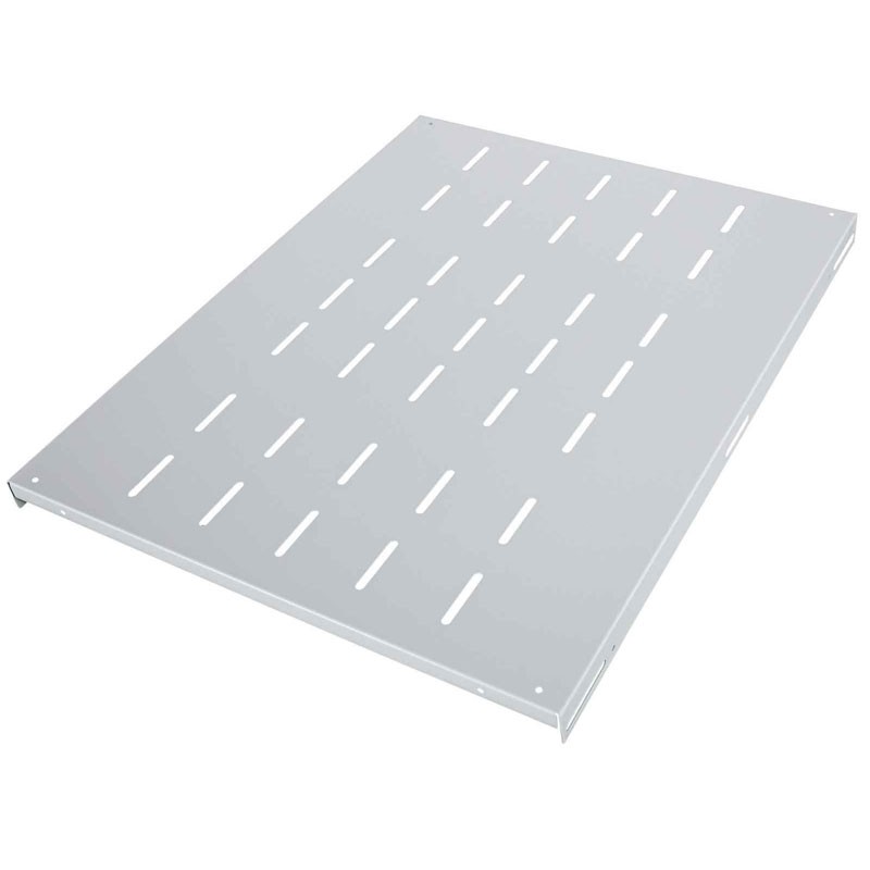 Fiksna polica INTELLINET 19", 1U, 700mm, 50kg, siva