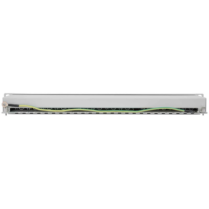 Patch panel INTELLINET 1U, 24-port, FTP Cat6a, siv