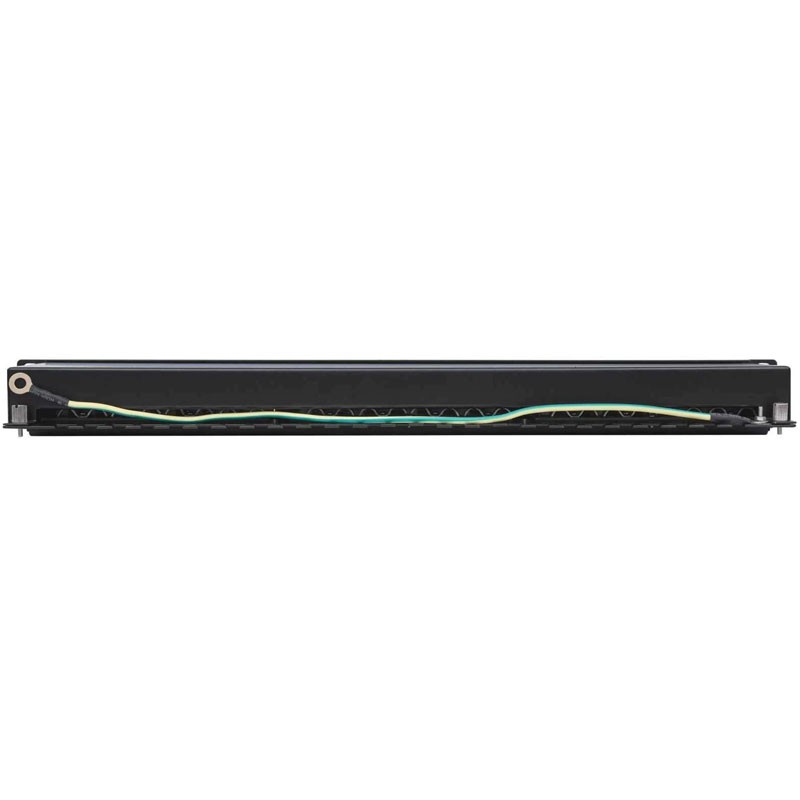 Patch panel INTELLINET 1U, 24-port, FTP Cat6a, črn