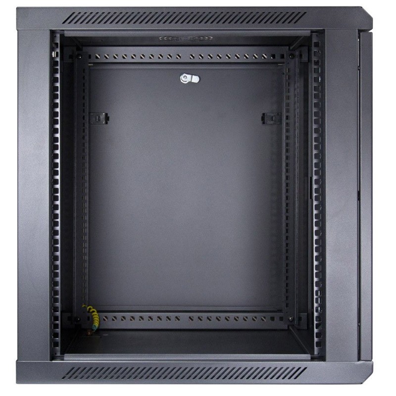 Zidna komunikacijska omara INTER-TECH SMA-6612 19", 12U, 600x600, črna