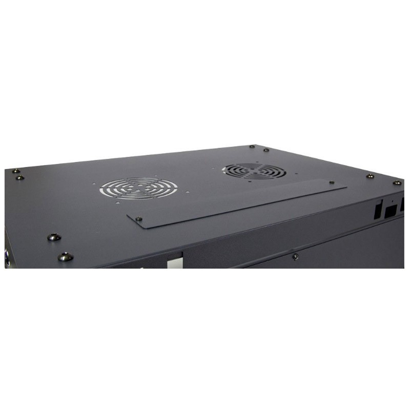Zidna komunikacijska omara INTER-TECH SMA-6612 19", 12U, 600x600, črna