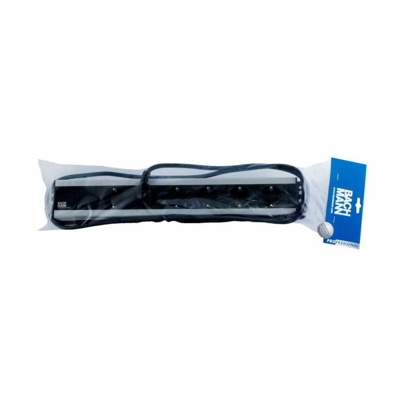 Razdelilec 48cm 6x220V PVC BM za montažo v 19" omaro